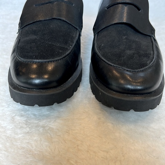 Cole Haan Geneva Black Platform Penny Loafer Size 10 - Picture 4 of 15
